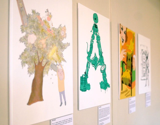 shortlisted entires for design a greener future canvas bag competition