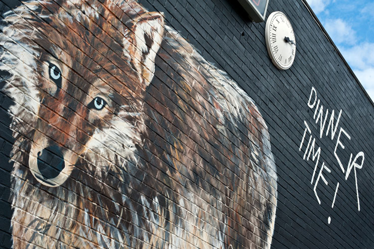wolf mural or muriel?